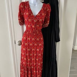 Boho Hayden maxi dresses size Medium lot sale red and black dress